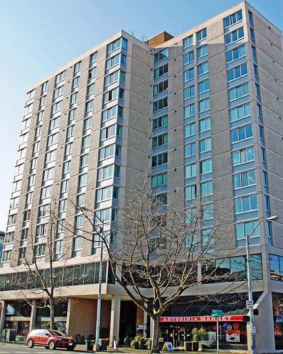 Sunrise Tower, a high-rise senior community in Seattle
